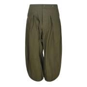 R13 Wide Trousers Green, Dam