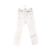 Chloé Pre-owned Pre-owned Bomull jeans White, Dam