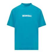 Bonsai Logo Crewneck T-shirt Blue, Herr