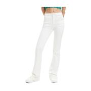 Desigual Boot-cut Jeans White, Dam