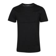 Dolce & Gabbana Svart Bomull T-Shirt med DG Broderi Patch Black, Herr