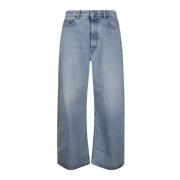 Sportmax Straight Jeans Blue, Dam