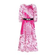 Just Cavalli Maxi Dresses Pink, Dam