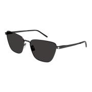 Saint Laurent Black/Grey Sunglasses SL 555 Black, Dam