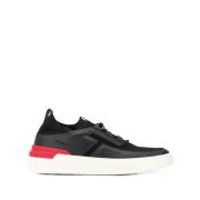 Tod's Svarta Stängda Platta Sneakers Black, Herr