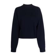 Jil Sander Blå Långärmad Sweatshirt Blue, Dam