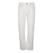 A.p.c. Ecru 5 Fickor Jeans White, Herr