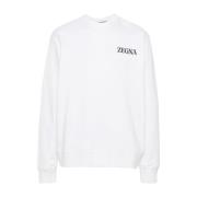 Ermenegildo Zegna Sweatshirts White, Herr