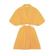 Simkhai Midi Dresses Orange, Dam