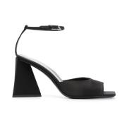 The Attico Flat Sandals Black, Dam