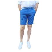 Mason's Stiliga Chino Bermuda Shorts Blue, Herr