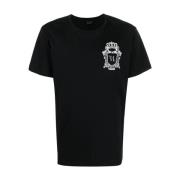 Billionaire Svart Casual Rund Hals T-shirt Black, Herr