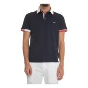 Harmont & Blaine Lrl385 short sleeve polo shirt Blue, Herr