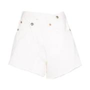 R13 Shorts White, Dam