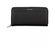 Calvin Klein Svart Polyeten Plånbok med RFID-blockerare Black, Dam