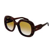 Chloé Stiliga solglasögon för kvinnor Brown, Dam
