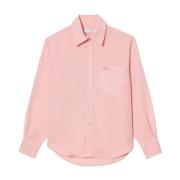 Lacoste Casual Shirts Pink, Dam