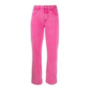 Michael Kors Straight Jeans Pink, Dam
