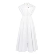 Alexander McQueen Maxi Dresses White, Dam
