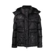 Versace Jeans Couture Svart Fjäderjacka Black, Dam