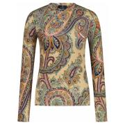 Etro Stilfull All-Over-Print Skjorta Multicolor, Dam