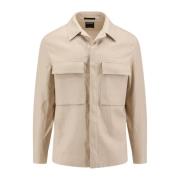 Ermenegildo Zegna Light Jackets Beige, Herr