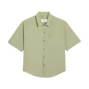 Ami Paris Short Sleeve Shirts Green, Herr