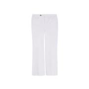 Liu Jo Microflare Jeans i Optisk Vit White, Dam