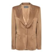 Alberta Ferretti Brun Jacka Giacca Brown, Dam