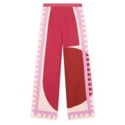 Mare Di Latte Trousers Pink, Dam