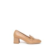 Nerogiardini Stilren Beige Loafer med Klämma Beige, Dam