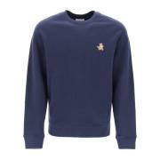 Maison Kitsuné Sweatshirts Blue, Herr