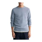 Gant Sweatshirts & Hoodies Blue, Herr