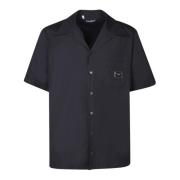 Dolce & Gabbana Short Sleeve Shirts Black, Herr