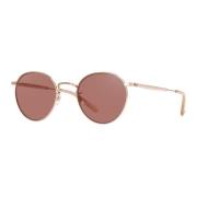 Garrett Leight Rose Gold/Bordeaux Sunglasses Wilson M SUN Pink, Unisex