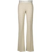 Cambio Wide Trousers Yellow, Dam