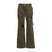 Blumarine Trousers Green, Dam