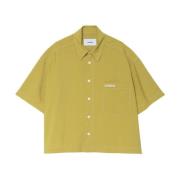 Bonsai Short Sleeve Shirts Green, Herr