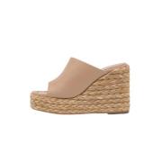 Paloma Barceló Jute Plattform Kil Sandaler Tera Beige, Dam