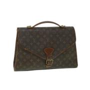 Louis Vuitton Vintage Pre-owned Canvas handvskor Brown, Dam