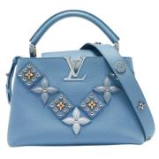 Louis Vuitton Vintage Pre-owned Laeder handvskor Blue, Dam