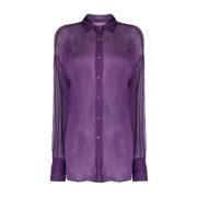 Ermanno Scervino Shirts Purple, Dam