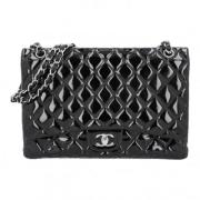 Chanel Vintage Pre-owned Laeder crossbodyvskor Black, Dam