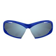 Balenciaga Extrem Sportig Rektangulär Solglasögon Blue, Unisex