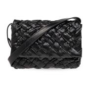 Bottega Veneta Läder axelväska Black, Unisex