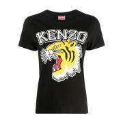 Kenzo T-Shirts Black, Dam