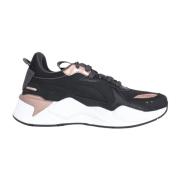 Puma Svart och Guld Rs-X Glam Sneakers Multicolor, Dam