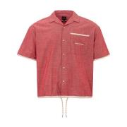 Armani Exchange Short Sleeve Shirts Red, Herr