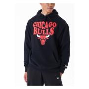 New Era Chicago Bulls Hoodie Black, Herr
