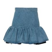 Patou Denim Skirts Blue, Dam